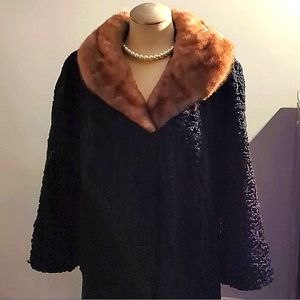 ❤️GORGEOUS MINK & CURLY LAMB COAT❤️